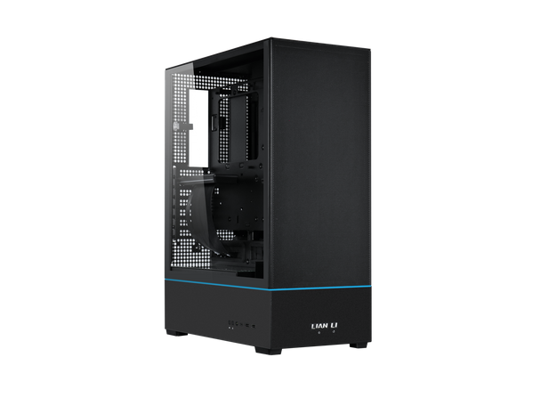 LIAN LI SUP01 Black Steel / Tempered Glass ATX Mid Tower Computer Case
