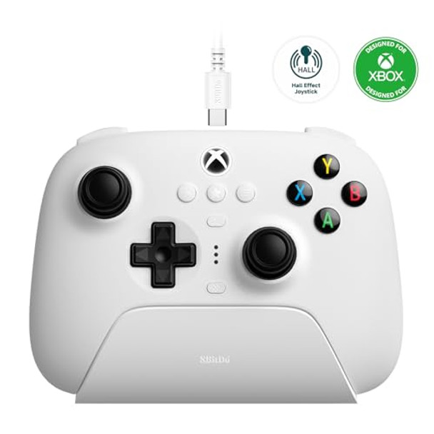8BITDO ULTIMATE 3-MODE CONTROLLER FOR XBOX HALL 81HB - OFFICIALLY LICENSED WHITE