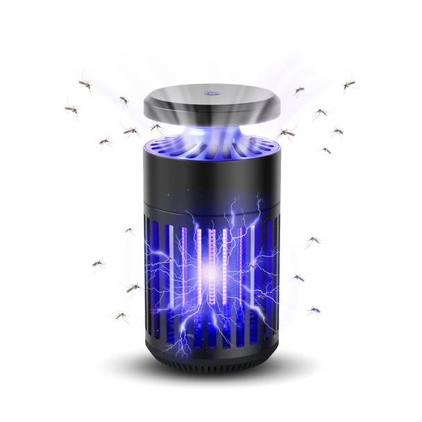 P PEST SNIPER PEST SNIPER INDOOR INSECT TRAP ATTRACTS AND ZAPS MOSQUITOS - BLACK