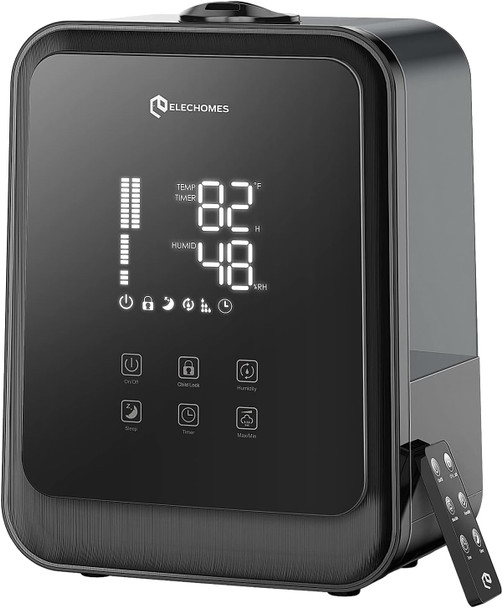 Elechomes HTJ-2119 Ultrasonic Humidifier, 4.5L - BLACK