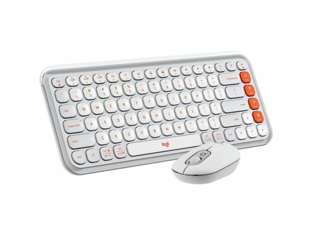 Logitech POP ICON COMBO, Bluetooth keyboard and mouse combo, comfortable typing,