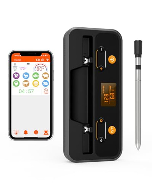 THERMOMEAT MEAT THERMOMETER DIGITAL WIRELESS - WIRELESS MEAT THERMOMETER