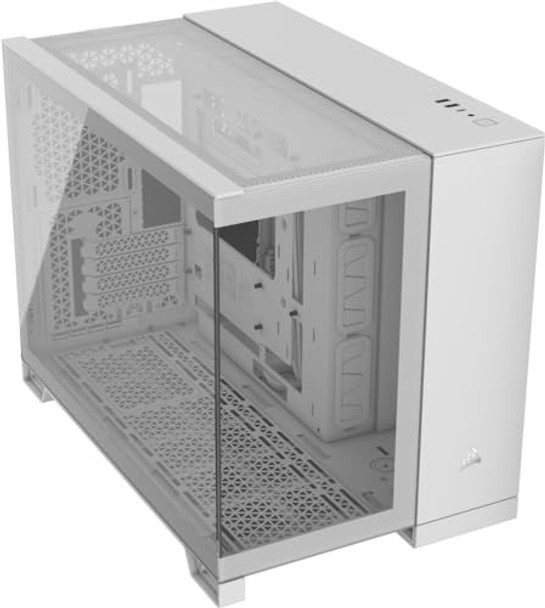 CORSAIR 2500X SMALL-TOWER MATX DUAL CHAMBER PC CASE – WHITE - CC-9011266-WW