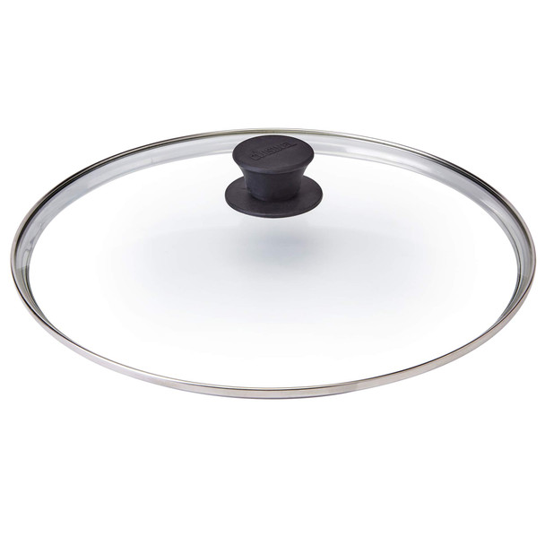 CUISINEL Glass Lid 12" C-303 - Compatible Lodge - Tempered Replacement - BLACK