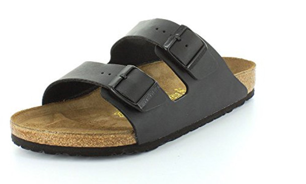 BIRKENSTOCK ARIZONA UNISEX SANDALS MEN 6 WOMEN 8 BLACK