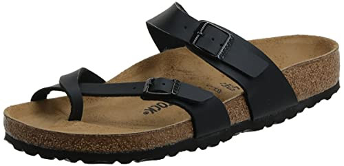 0071791 BIRKENSTOCK MAYARI UNISEX SANDALS MEN 7 WOMEN 9 BLACK