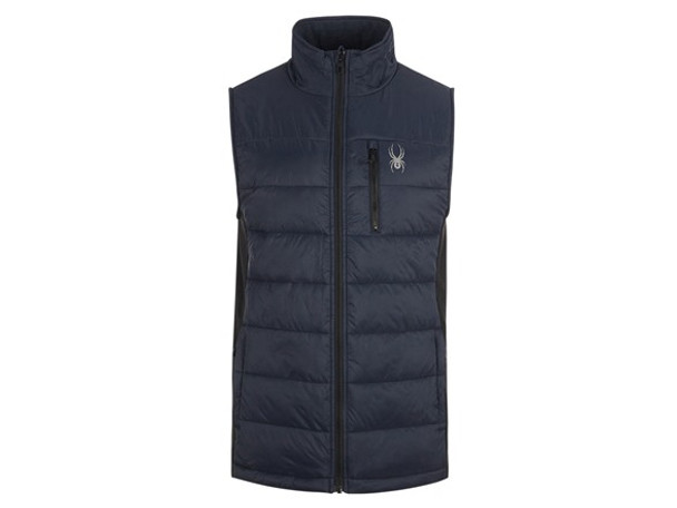 SPYDER MEN'S LEVEL UP PUFFER VEST, FRONTIER, MEDIUM, SPFGM253 New