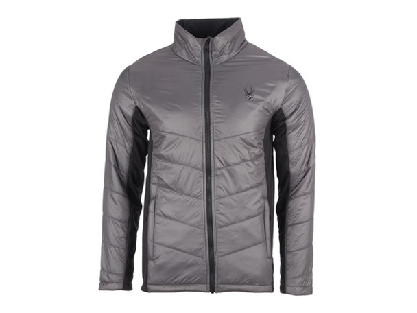 SPFGM133 SPYDER MEN'S STEALTH FULL ZIP HYBRID JACKET - POLAR - SIZE MEDIUM New