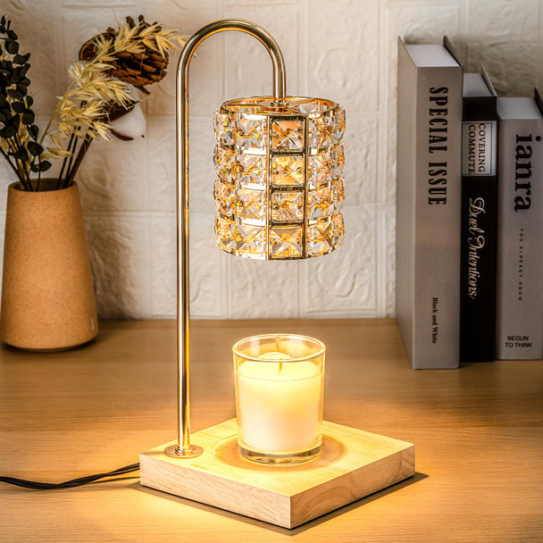 Candle Warmer Lamp with Timer, Wax Melt Warmer Electric Candle Warmer Light
