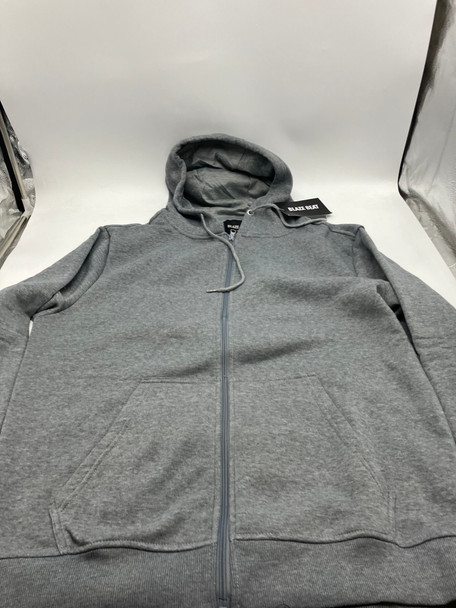 BLAZE BEAT SWEATSHIRT WITH POCKETS FULL ZIP WITH HOODIE, SIZE XL, GRAY, HR24005 New