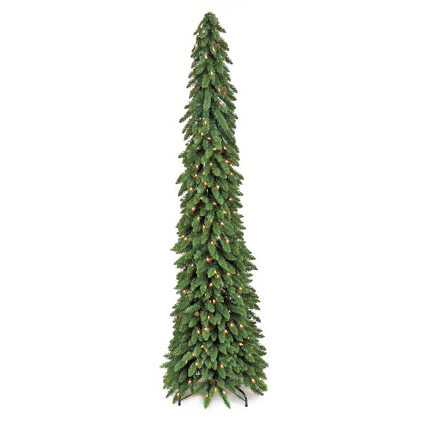 NATIONAL TREE COMPANY 7' Lighted Pine Christmas Tree, AV97-304-70 - GREEN