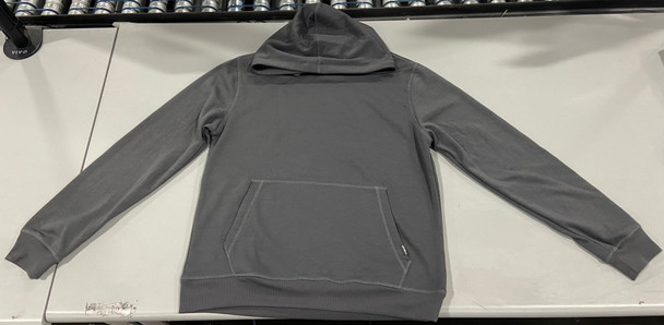 EDDIE BAUER SWEATER WITH FULL ZIPPER, ASH BLUE, MEDIUM New EDDIE BAUER SWEATER WITH FULL ZIPPER, ASH BLUE, MEDIUM New