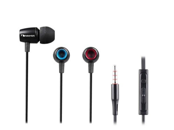 NAKAMICHI CE300 WIRED EAR BUDS W/ MIC - BLACK New