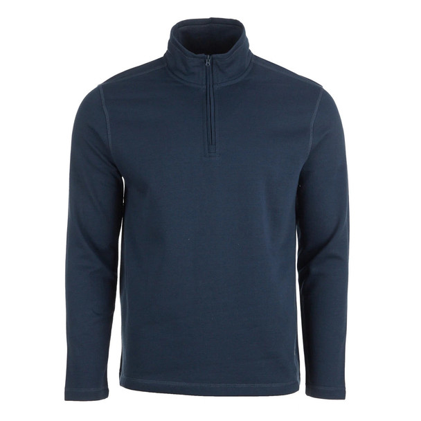 EDDIE BAUER MEN'S 1/4 ZIP - OCEAN BLUE - SIZE: XL New