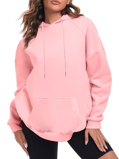 FKeeping Women Long Sleeves with Pockets Hyper Pink S New