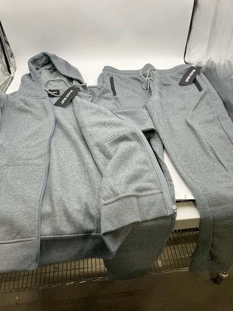 BLAZE BEAT 2 PIECE TRACK OUTFIT - SIZE: LARGE - HEATHER GRAY - HR24005 New