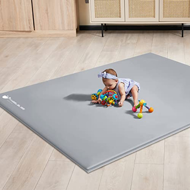 ANGELBLISS BABY PLAYPEN MAT 71"X 59"X 1.18" SELF-INFLATING PLAY MAT FOR BABIES