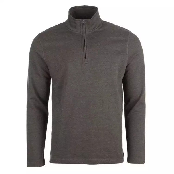 EDDIE BAUER 1/4 ZIP PULLOVER SWEATSHIRT MEN’S - SIZE: MEN L - CHARCOAL HEATHER New