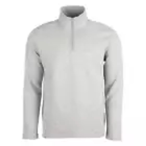 EDDIE BAUER MEN'S 1/4 ZIP - SIZE: MEN S - GRAY HEATHER New