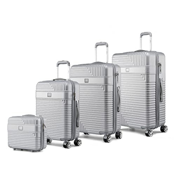 MKF Collection Luggage Set 4 Pieces Fashion Travel Spinner Hardshell MKF Collection Luggage Set 4 Pieces Fashion Travel Spinner Hardshell