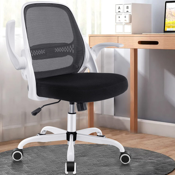 KERDOM Office Chair Stylish Ergonomic Desk Chair KD-9053-C - WHITE