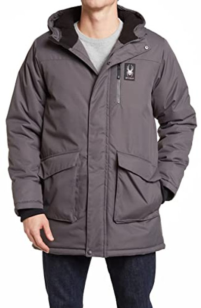 SPYDER MEN'S PARKA, POLAR, LARGE New SPYDER MEN'S PARKA, POLAR, LARGE New