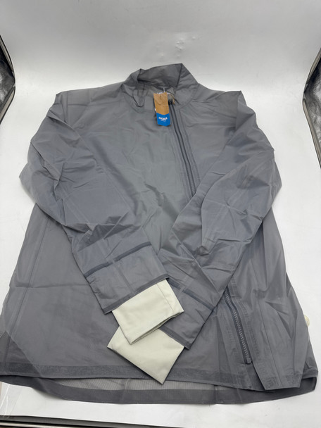 HOKA MEN'S PERFORMANCE SHIELD JACKET IN LUNAR ROCK, SIZE LARGE - LUNAR ROCK