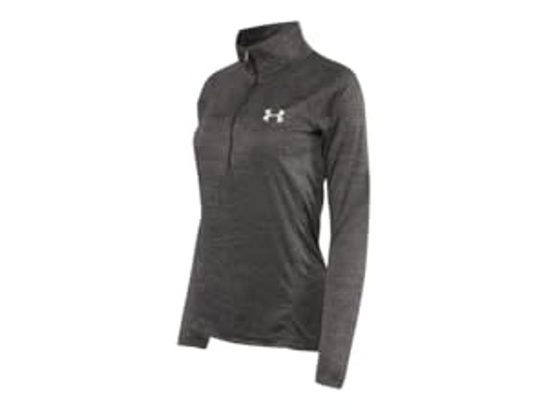 UNDER ARMOUR WOMEN'S 1/2 ZIP PULLOVER - SIZE: WOMEN S - GRAY SPACEDYE New