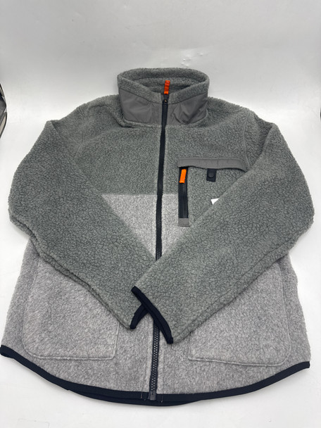 HOKA MEN'S FLEECE SKY JACKET - SIZE: MEN S (AU/UK MS) (EU MS) - GRAY New