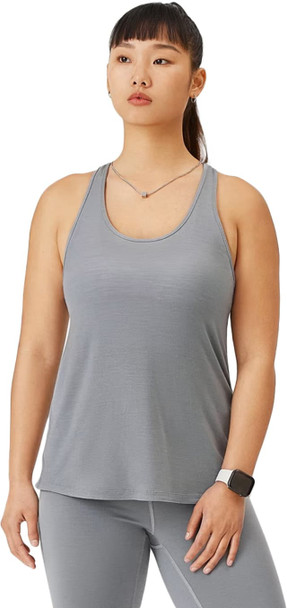 ALLBIRDS WOMEN'S NATURAL FLOW STUDIO TANK - SIZE: WOMEN L - MEDIUM GRAY New