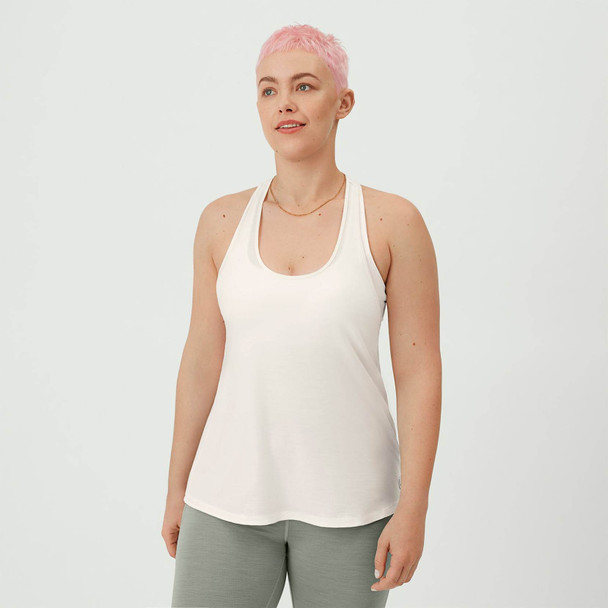 ALLBIRDS WOMEN'S NATURAL FLOW STUDIO TANK - SIZE XS - BLIZZARD New ALLBIRDS WOMEN'S NATURAL FLOW STUDIO TANK - SIZE XS - BLIZZARD New