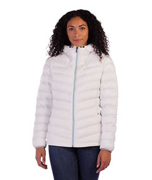 SPYDER WOMEN'S PEAK HOODIE INSULATOR JACKET SIZE S WHITE New