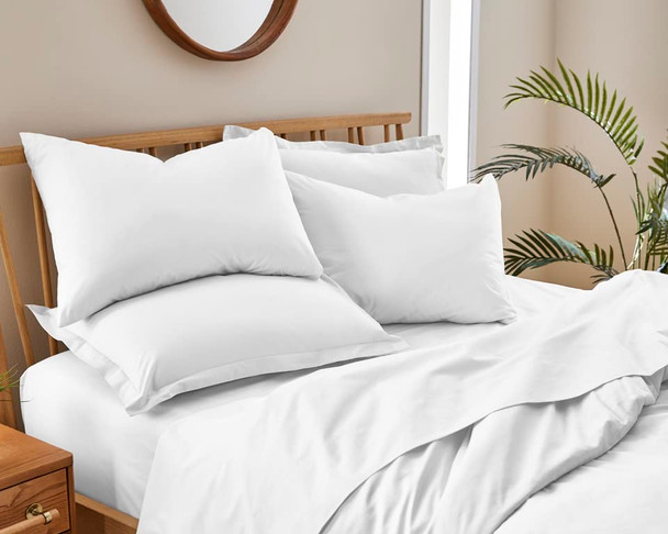 ORIGANAMI ORGANIC COTTON PERCALE SHEET KING - CLOUD