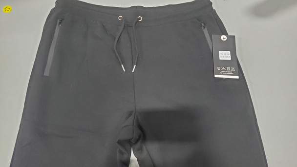 J.COME JOGGER SWEATPANTS - SIZE M - BLACK New