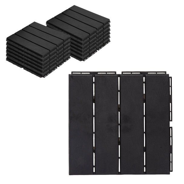 ASTEROUTDOOR ASTEROUTDOOR INTERLOCKING DECK TILES 12" X 12" 10 PCS AOPB10P-G