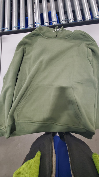 RUDOLPH WOMEN'S HEAVYWEIGHT LOOSE FIT FLEECE LINED PULLOVER - SIZE 2XL - OLIVE New