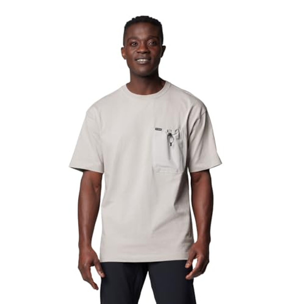 AM5099-027 COLUMBIA MEN'S LANDROAMER POCKET T-SHIRT FLINT GRAY SIZE XL New