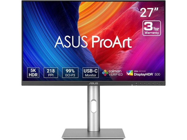 ASUS ProArt Display 27" 5K HDR Professional Monitor (PA27JCV) - 5K (5120 x