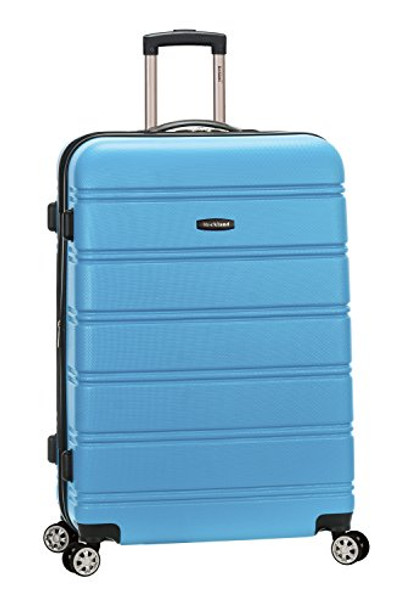 ROCKLAND MELBOURNE HARDSIDE EXPANDABLE LUGGAGE SPINNER WHEELS TURQUOISE 28"