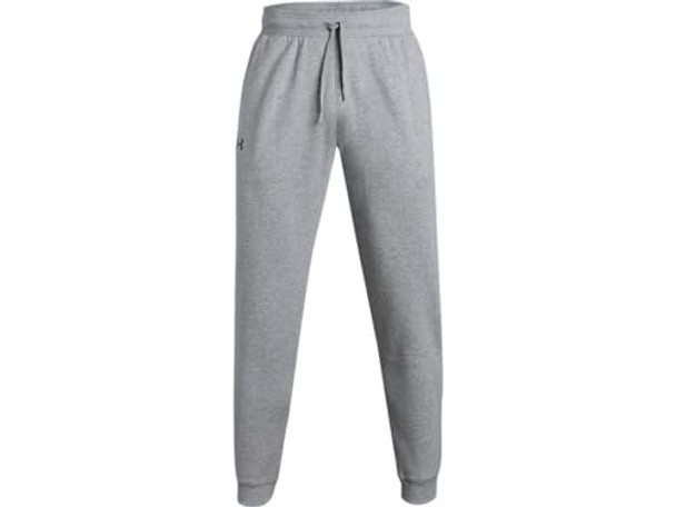 1317455 UNDER ARMOUR MEN'S UA HUSTLE FLEECE JOGGERS HEATHER GREY XL New