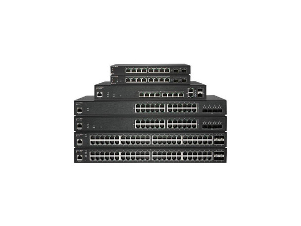 SonicWall SWS14-48FPOE Managed PoE Ethernet Switch w/ 1-Year Wireless Network