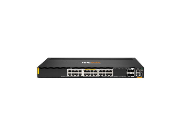 HPE Aruba Networking CX 6300M 24p Smart Rate 1G/2.5G/5G/10G Class6 PoE 2p 50G 2p