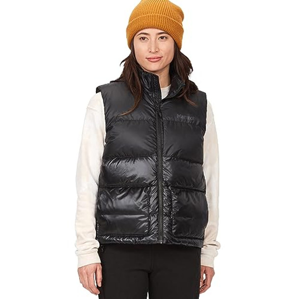 MARMOT WOMEN'S GUIDE DOWN VEST - SIZE: WOMEN L - BLACK New