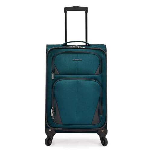 U.S. TRAVELER AVIRON BAY EXPANDABLE SOFTSIDE LUGGAGE TEAL CARRY-ON 22" - TEAL New