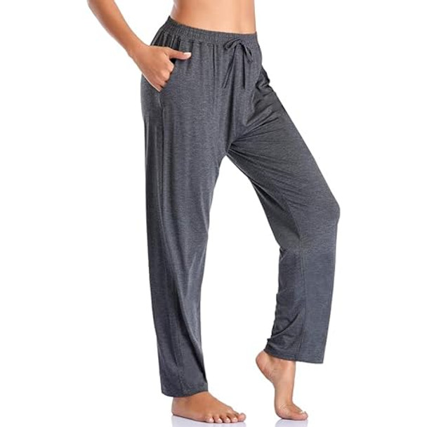 Samsung Galaxy by Harvic Women's Loose Fit Lounge Pants Charcoal 3XL New