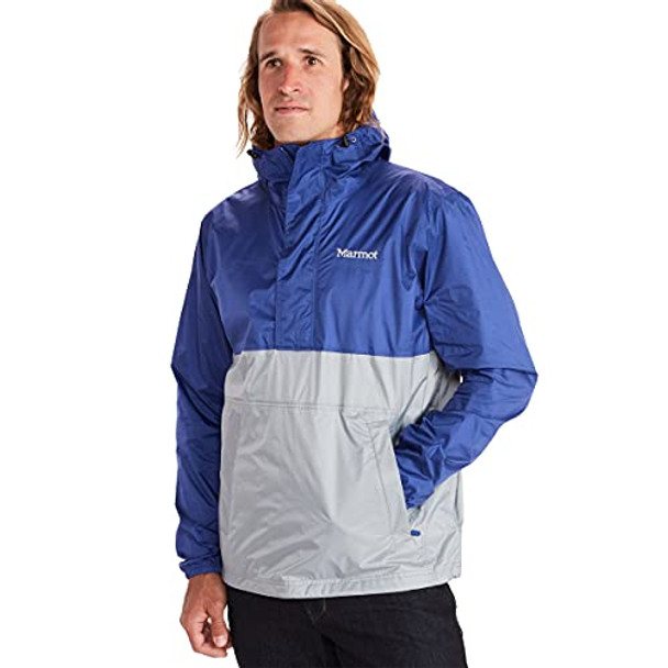 MARMOT MEN'S PRECIP ECO ANORAK JACKET SIZE: MEN S ROYNIGHT/SLEET
