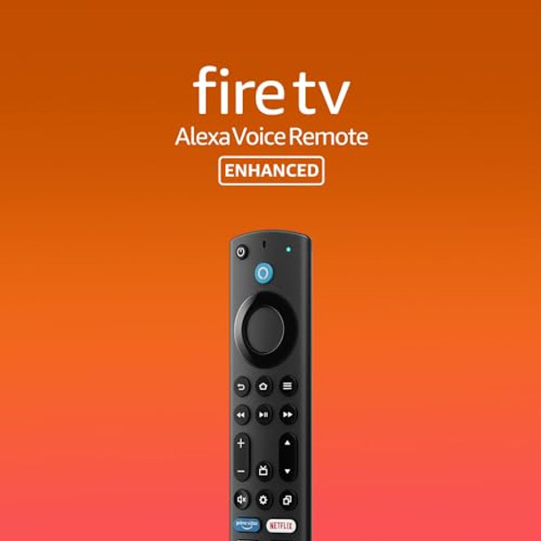 AMAZON ALEXA VOICE REMOTE ENHANCED REQUIRES COMPATIBLE AMAZON FIRE TV - BLACK