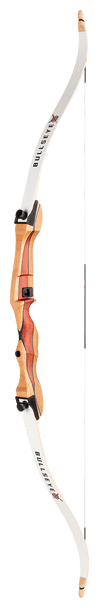 Bear Archery Bullseye X Recurve Bow Package for Youth - White/Wood