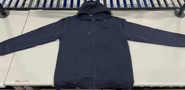 J.COME SWEATER, NAVY, X-LARGE New