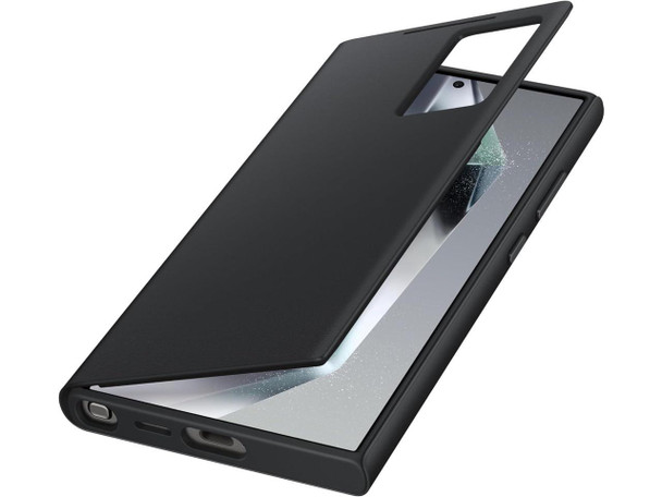 SAMSUNG Galaxy S24 Ultra S-View Wallet Phone Case, Protective Cover with Smart